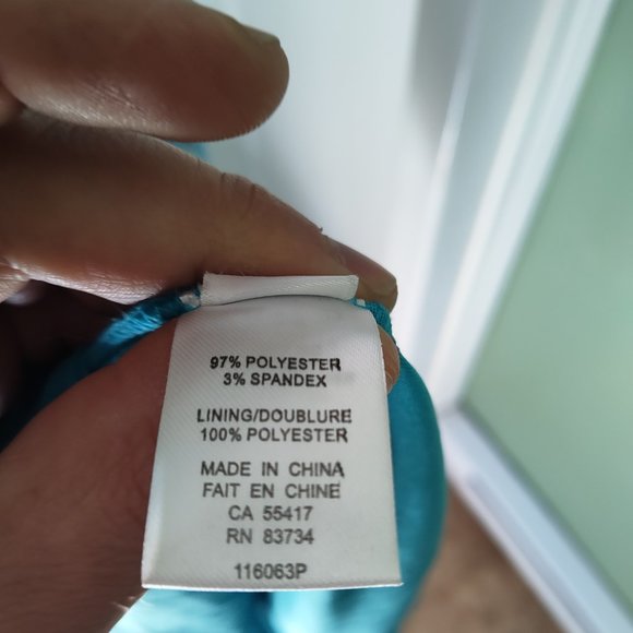 Jolibel extra small floral dress - turquoise color - Picture 4 of 5